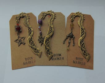 Bronze Chinese Dragon Bookmarks