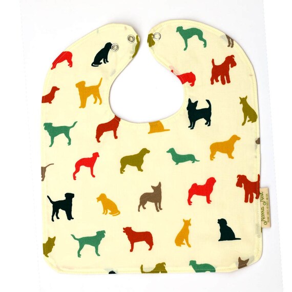 Dog Baby Bib Puppy Baby Bib Gift for Dog Lover Organic
