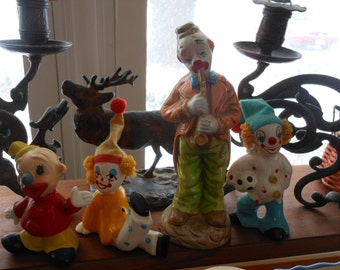 Clown figurines | Etsy