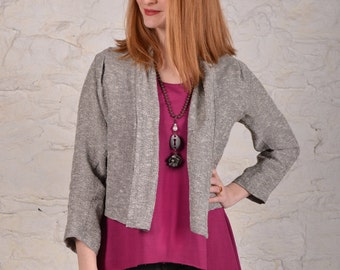 eJacket - Women's Sewing PDF Pattern - Sizes xxs,xs,s,m,l,xl,xxl - Long Sleeve Semi-Fitted Fold-Back Lapel Jacket by The Sewing Workshop