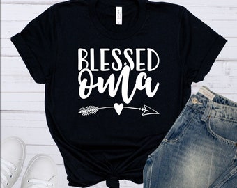Blessed Oma Short-Sleeve T-Shirt | oma, blessed shirt, blessed grandma, blessed oma, oma shirt, oma shirts, grandma shirt, oma gift