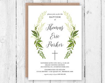 printable christening invitation baptism invitation holy