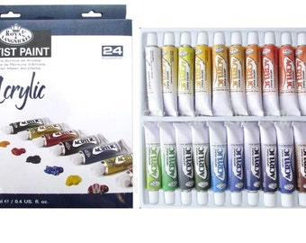 ROYAL LANGNICKEL Acrylic Paint Tubes Art Supplies 24pc Set Painting