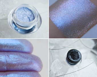 Eyeshadow: Ice Chains Breaker - MoonElf. Pale blue shimmering eyeshadow by SIGIL inspired.