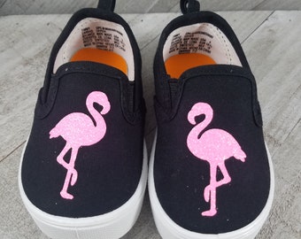 Flamingo Custom Canvas Shoe for Toddlers/Kids