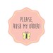 RUSH MY ORDER - Design Rush Fee Only