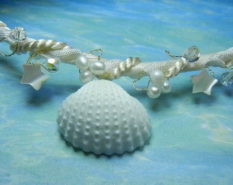 Sea Goddess - Seashell Wedding Hair Wreath