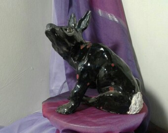Animal Sculpture: Two hares