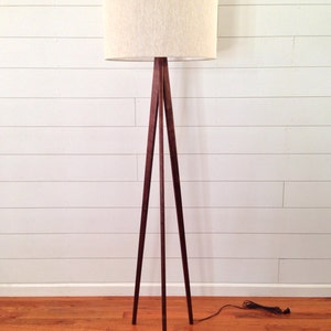 Wood floor lamp | Etsy Wood floor lamp | Etsy
