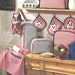 McCalls Crafts 4090 Sewing Pattern Kitchen Essentials Appliance Covers Seat Cushions Napkins Placemats Potholder Oven Mitt Apron Uncut