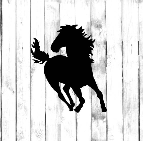 Horse Galloping Silhouette