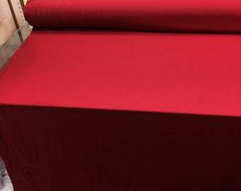 100% Rayon red Vampire's kiss red 60"w