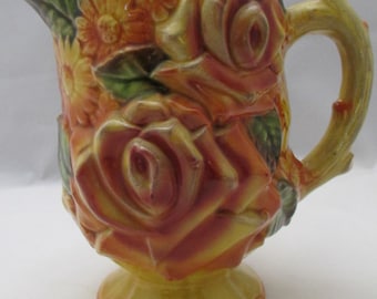 Floral Pitcher Royal Bouquet by Unicorn Japan 1950