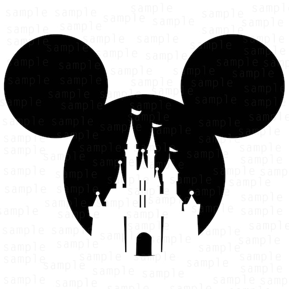 Free Free 194 Disney Castle Mickey Head Svg SVG PNG EPS DXF File