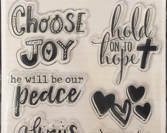 Bible Journaling Stamp-CHOOSE JOY