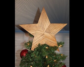 Rustic Farmhouse Christmas Tree Topper