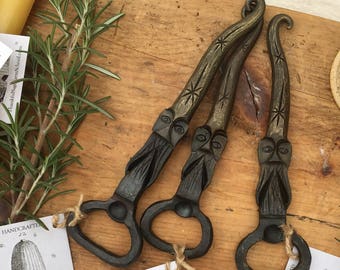 Hand Forged Garden Gnome Bottle Opener