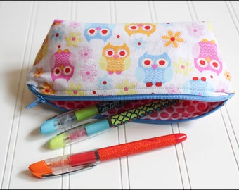 Sweet Owls Pencil Case