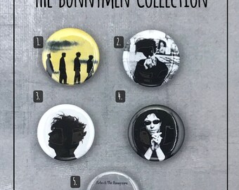 Echo & The Bunnymen 1" Button Collection - NEW!