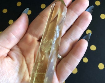 56g Smokey Citrine Point, Smokey Citrine, Citrine, Citrine Crystal, Crystal Point, Smokey Citrine Point Crystal #JX191