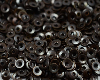 1000 Pieces Copper Plated 3 mm Round Disc, Small Connector