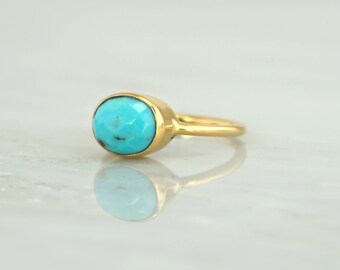Jane Austen ring, Turquoise Ring, Oval Turquoise Ring, Sleeping Beauty Ring, December birthstone, Silver Ring, 925 Silver,Everyday Ring