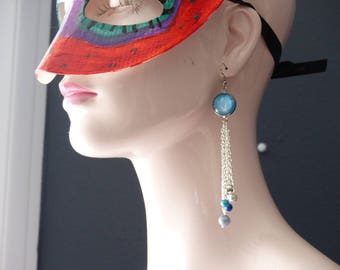 Earring beads and cabochon