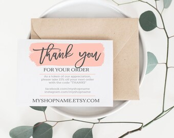 Inspirational 15 Thank You Card Etsy