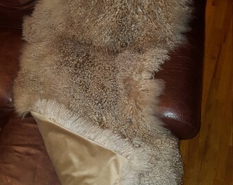 Mongolian Lamb Throw