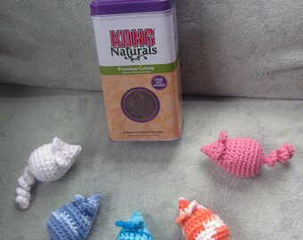 Cotton Catnip Mouse (Set of TWO)