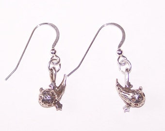 Sterling Silver COMET Earrings - French Earwires - Nature, Cellestial, Star