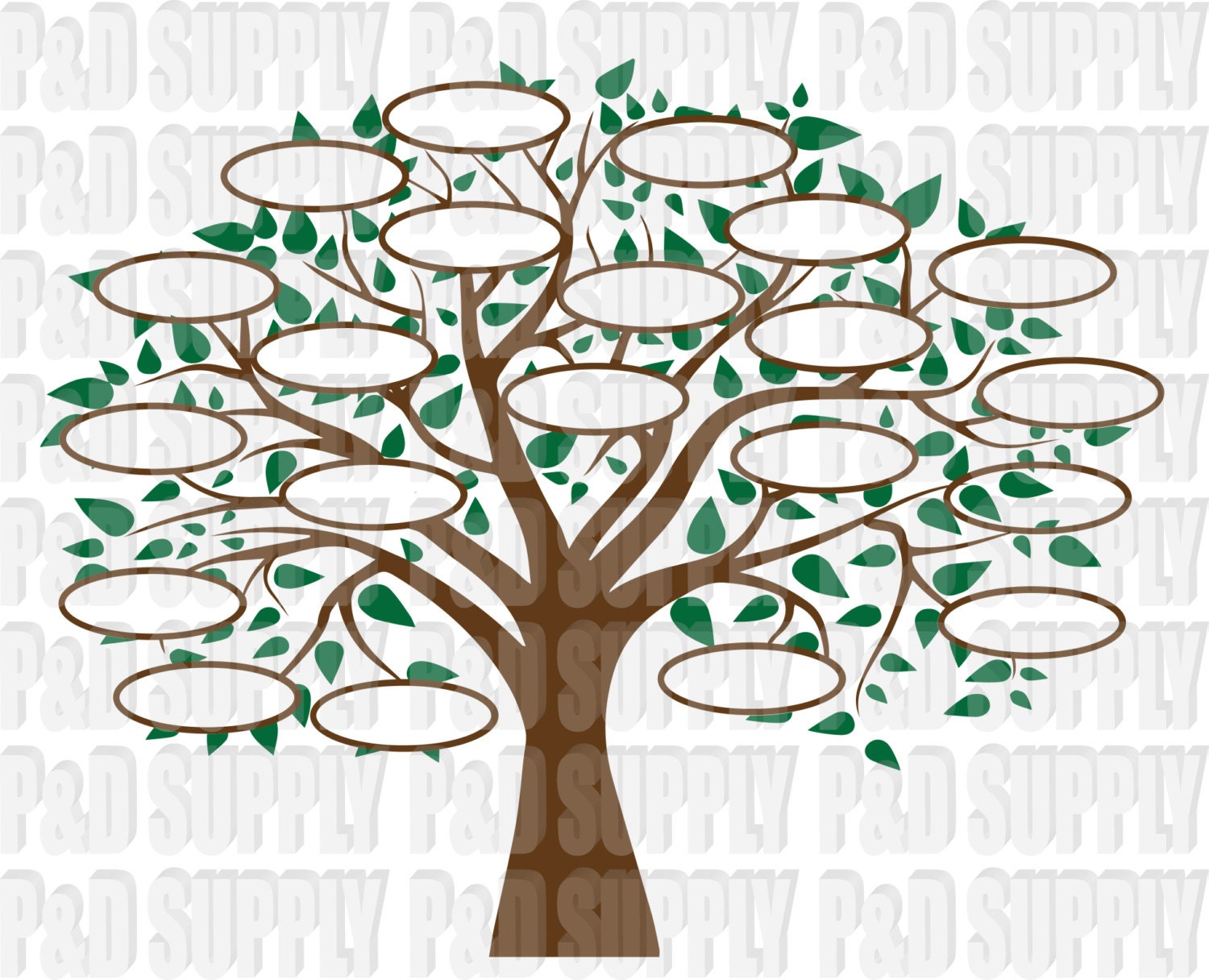 Download Family Tree 21 SVG, DXF Digital cut file for cricut or ...