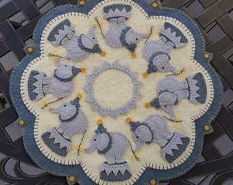 A Day At The Circus Penny Rug/Table Mat DIGITAL Pattern