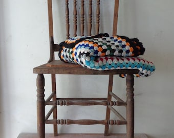 Vintage Wooden Spindle Back Chair - Rustic Farmhouse Decor - Pick Up Only
