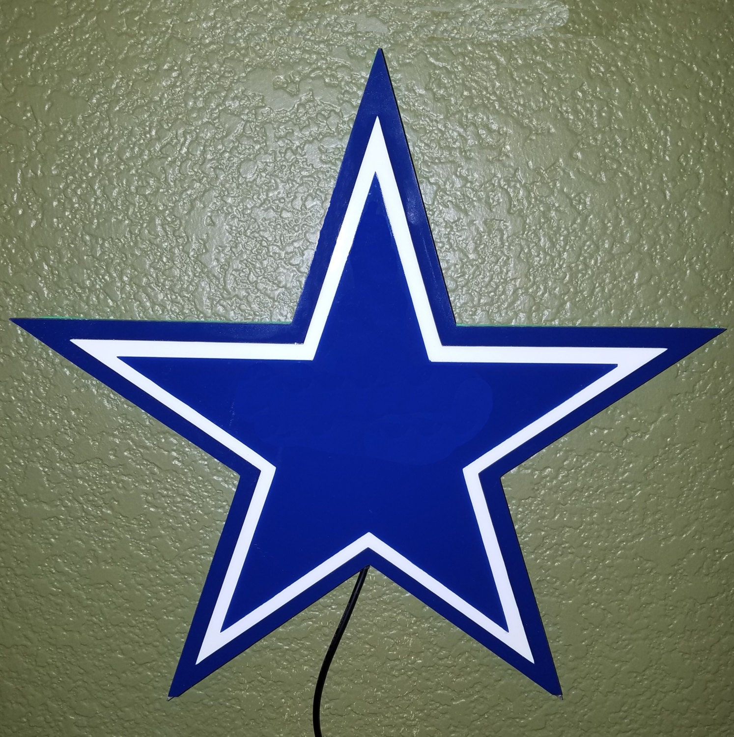 Dallas Cowboys LED Wall Light