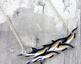 Common Dolphin Pod Necklace