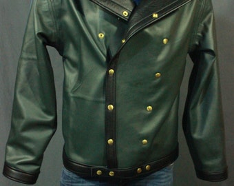 Our Biker Jacket in Forest Green