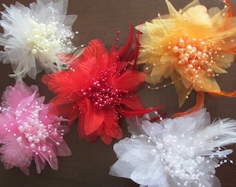 Flower Hair Clip and Brooch Pin
