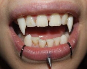Classic Wolf Fangs (Custom made from scratch)