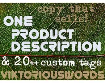 SEO Etsy Shop Product Descriptions Tags Title Etsy Writing Services Copywriting Tips Custom Selling Listing Description Marketing ranking