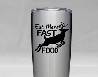Yeti Cup Decal, Monogram Decal, Personalized Sticker, Men Cup Decal, Buck Deer, Stag, RTIC Cup Sticker, Tumbler, Personalized Monogram Decal