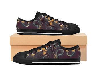 Camouflage Sneakers Purple Bronze
