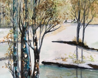 Struggling Creak in the winter