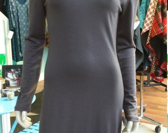 Super Soft Long Sleeve Knit V-Neck Dress