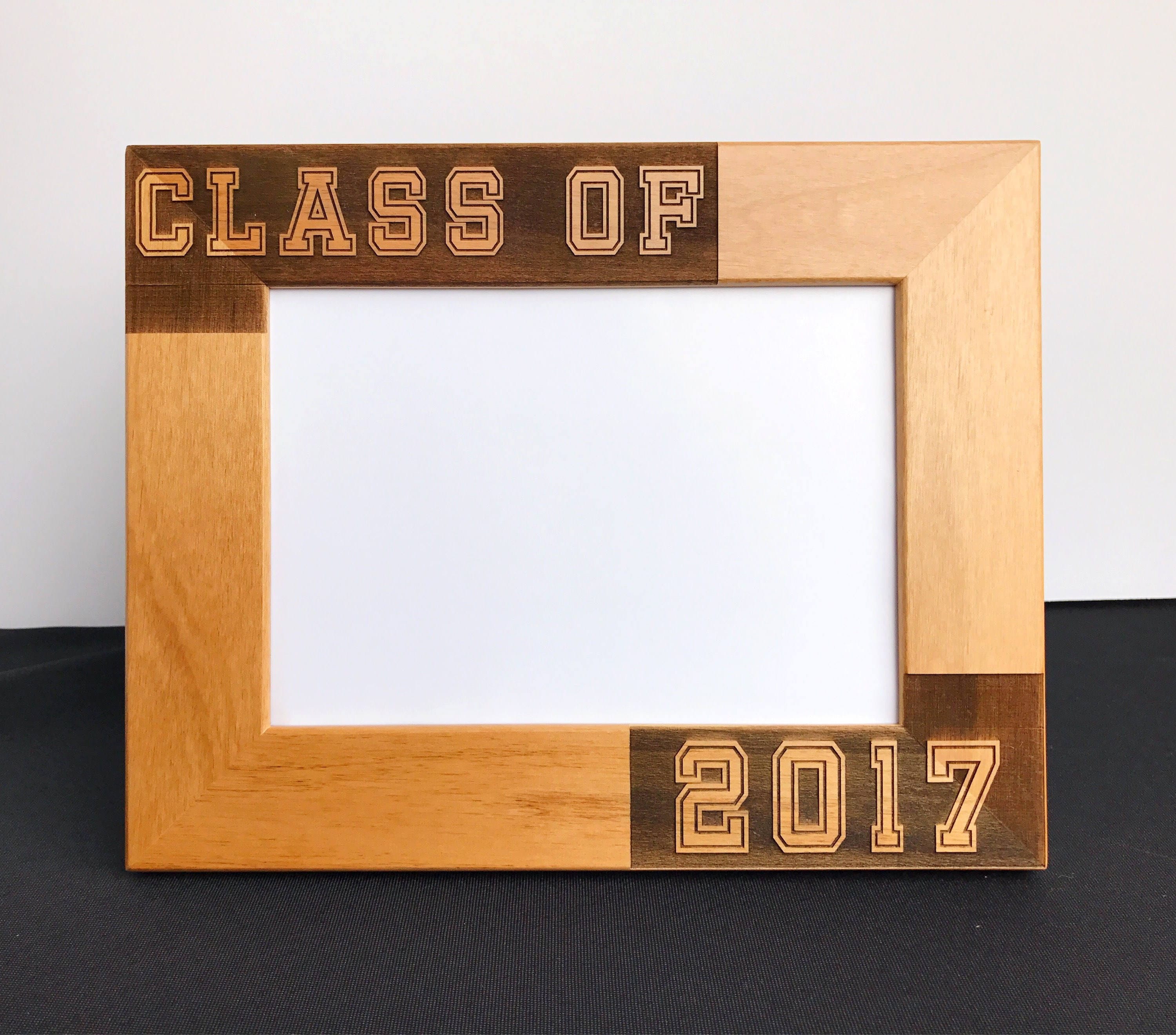 Printable Graduation Picture Frames Graduation Photo Templates To 5x7 Leather Frame Engraved Leather Frame Graduation Frame Class