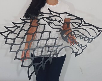 Winter is Coming Gift, Game of Thrones Gift, Gift for Men,Gift for Her, Stark House, Wall Decor, Laser, Wood, Decorations, Christmas Gift.
