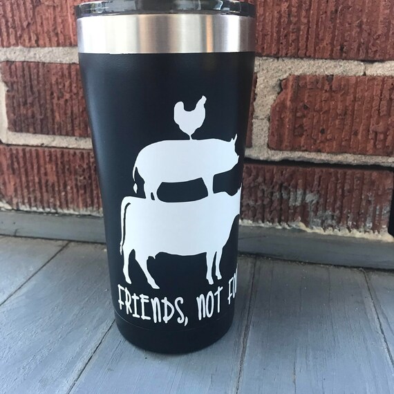 Friends Not Food Tumbler
