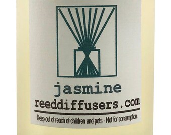 8 oz Jasmine Fragrance Reed Diffuser Oil Refill - Made in the USA