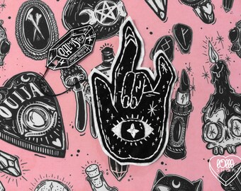 PALMISTRY (embroidered patch)