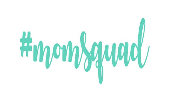 Mom Squad SVG Cutting File momsquad Mom Bag Shirt Design